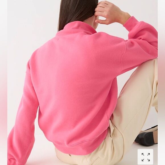J. Crew Heritage fleece half-zip sweatshirt - Picture 4 of 9
